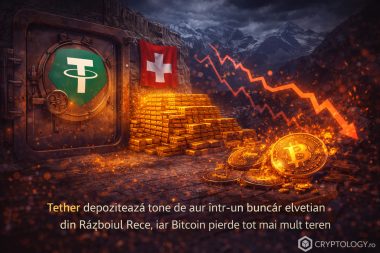 Tether își ține aurul într-un buncăr elvețian pentru XAUT