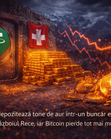 Tether își ține aurul într-un buncăr elvețian pentru XAUT